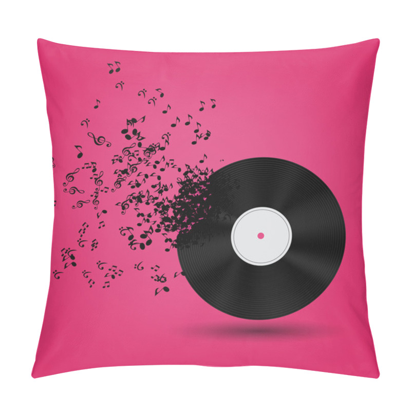 Personality  Abstract Music Background Vector Illustration For Your Design Pillow Covers