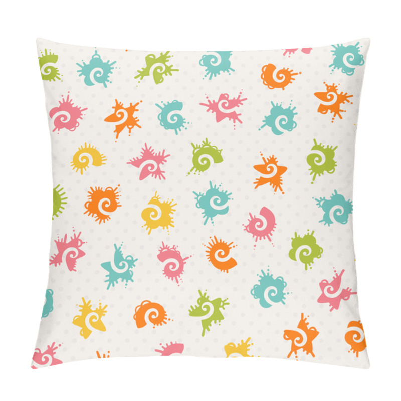 Personality  Vector Seamless Baby Pattern Pillow Covers