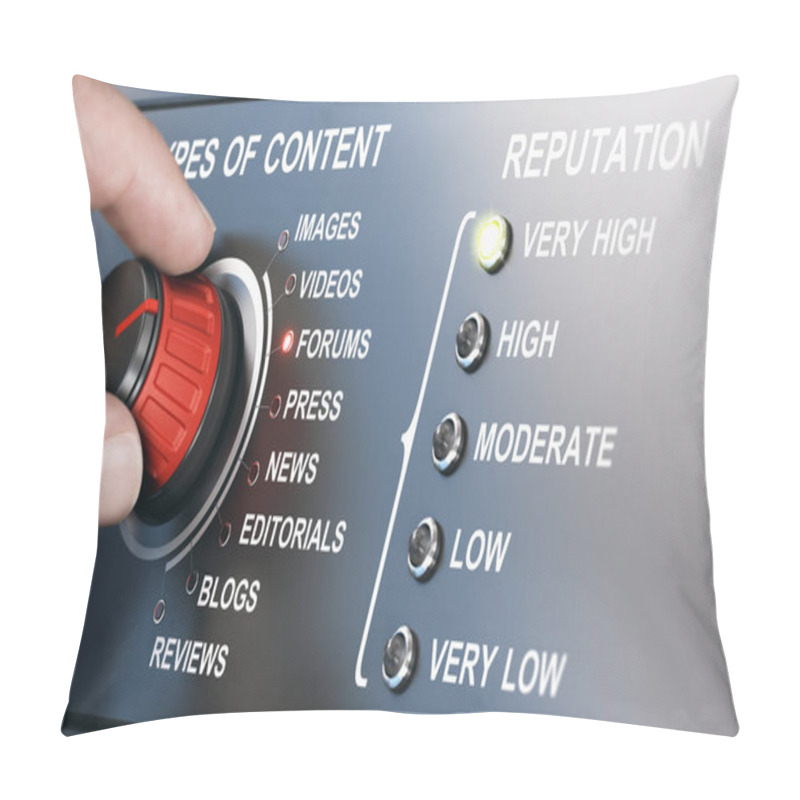 Personality  ORM, Online Reputation Management Service Pillow Covers