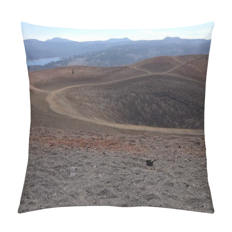 Personality  Trail Around Rim Of Cinder Cone, Lassen Volcanic National Park. High Quality Photo Pillow Covers