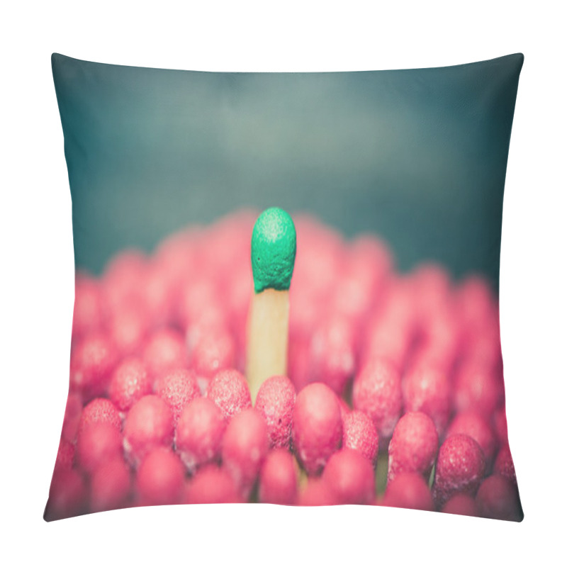 Personality  One Match Standing Out From The Crowd Pillow Covers