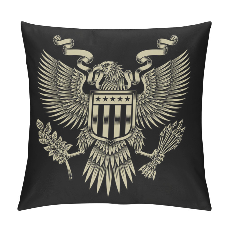 Personality  American Eagle Emblem Pillow Covers