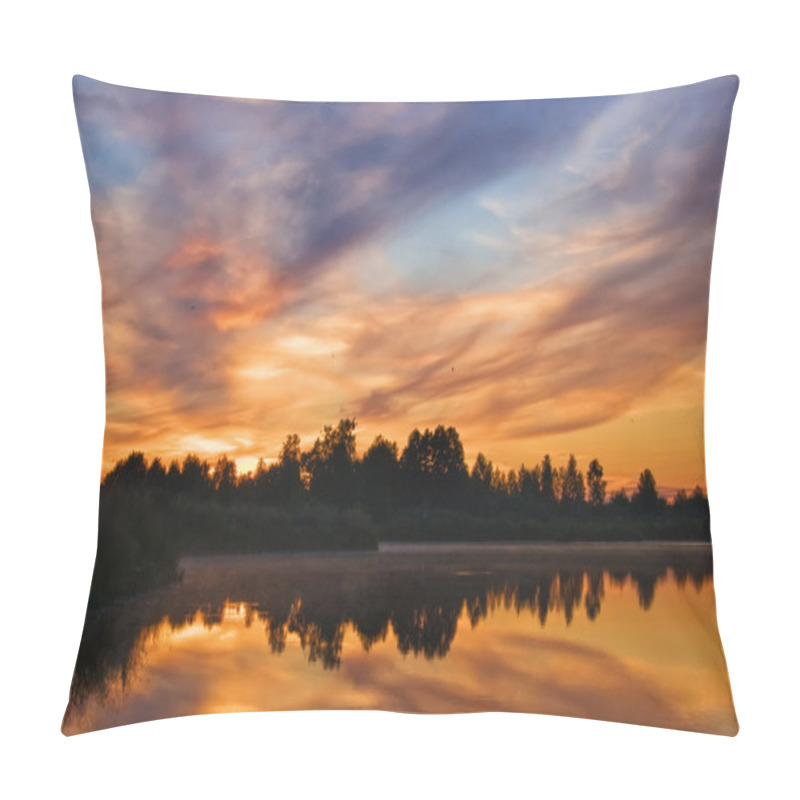 Personality  Sunset On The Lake Pillow Covers