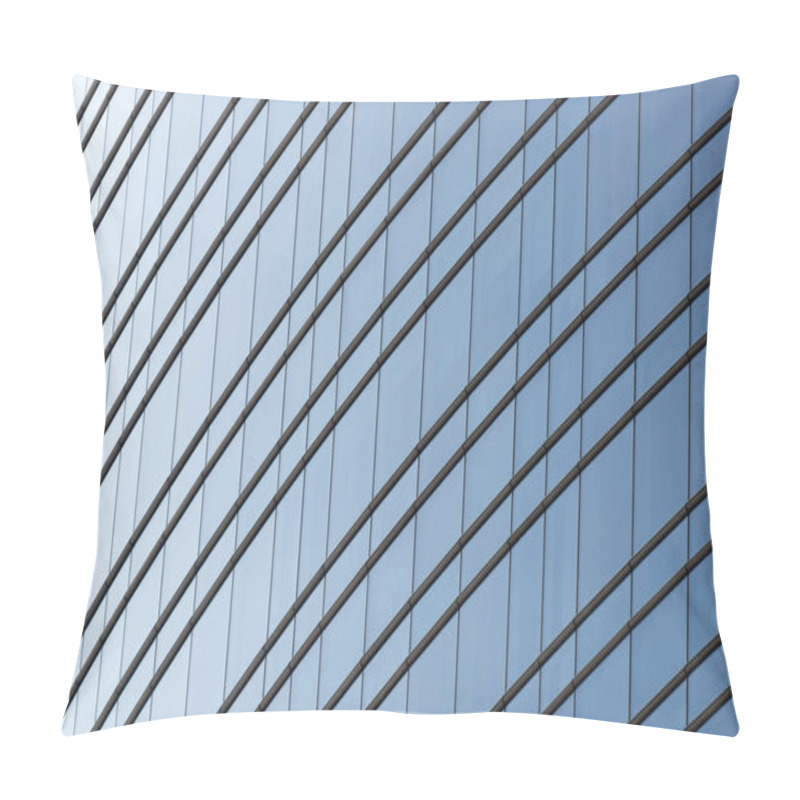 Personality  Modern Glass Office Building Complex, Urban Photography And Architecture Background, Full Frame Pillow Covers