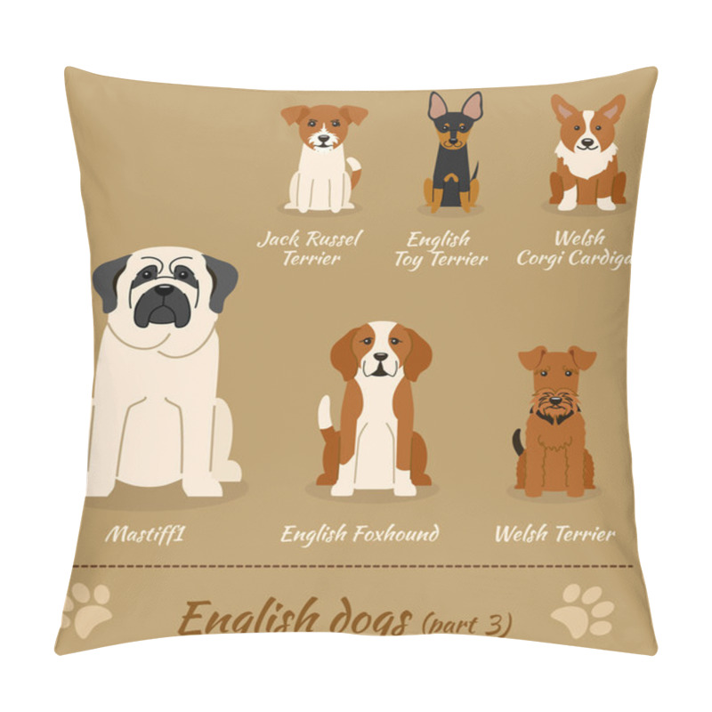 Personality  English Breed Of Dogs Pillow Covers