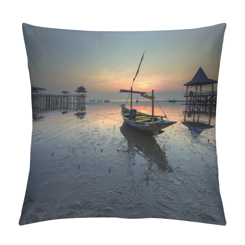 Personality  Kenjeran Beach Is Located In Kenjeran District In The East Top Surabaya, Which Is  9 Km From Surabaya Indonesia. Pillow Covers