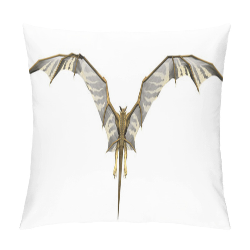 Personality  Flying Fantasy Dragon - Computer Artwork Pillow Covers