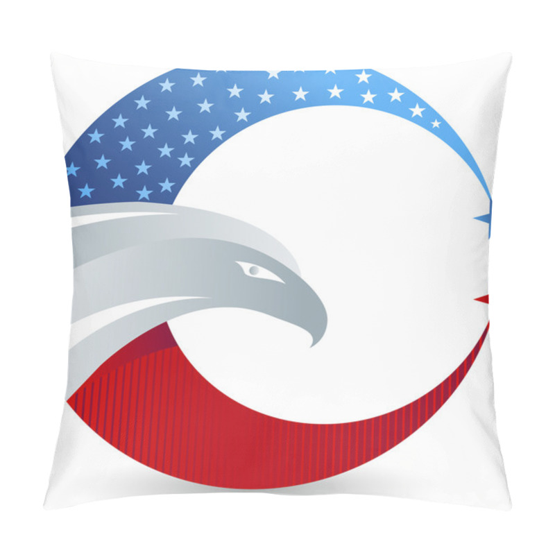 Personality  American Bald Eagle Logo Pillow Covers