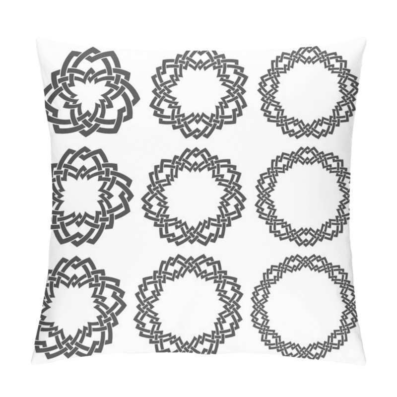 Personality  Round Frames For Design Pillow Covers