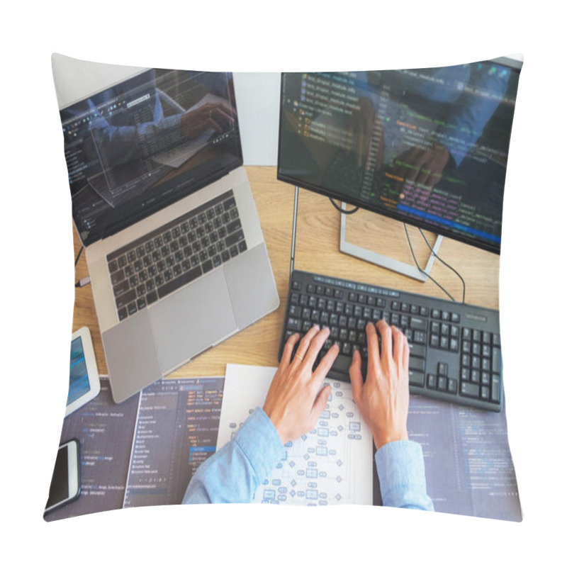 Personality  Programmers Working In Programming Programmer, Developer And Cod Pillow Covers