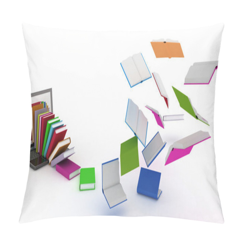 Personality  Books Fly Into Your Laptop Pillow Covers