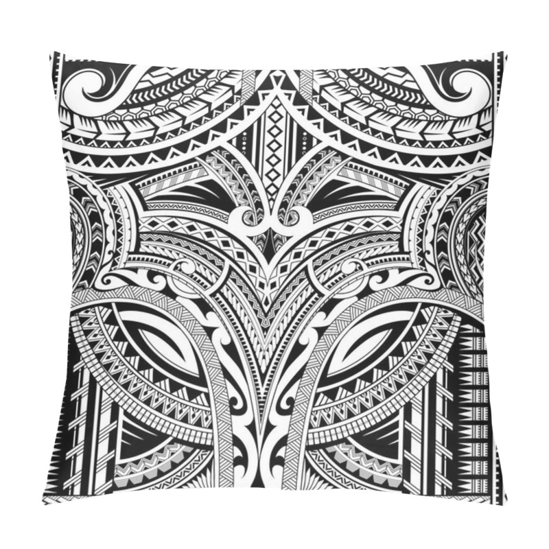 Personality  Polynesian Ornament Suitable For Sleeve Tattoo Pillow Covers