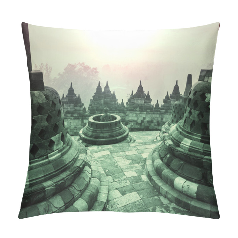 Personality  Borobudur Temple, Indonesia Pillow Covers