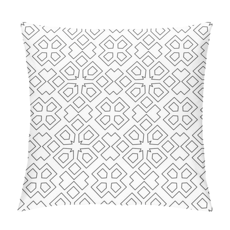 Personality  Seamless Geometrical Pattern. A Simple Modern Fashionable Background For Design Of The Card, The Poster, A Flyer, A Cover. Vector Illustration. Pillow Covers