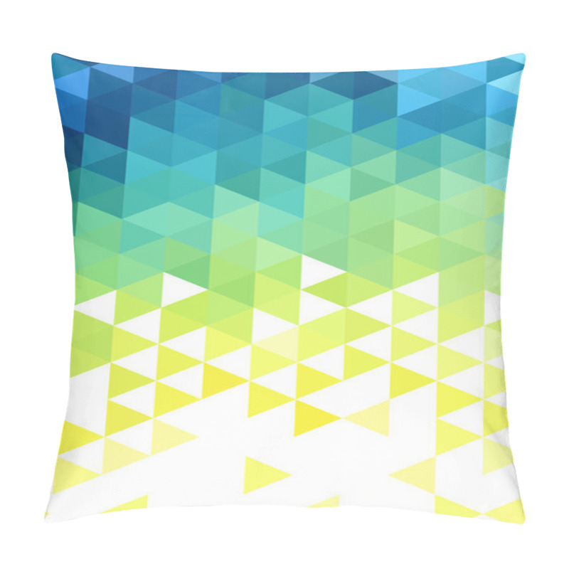 Personality  Abstract Low Poly Background, Vector Pillow Covers