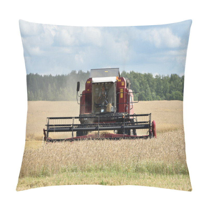 Personality  Harvesting Of Wheat. Russia Pillow Covers