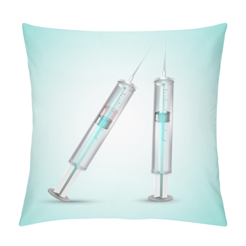 Personality  Vector Syringe Vector Illustration Pillow Covers