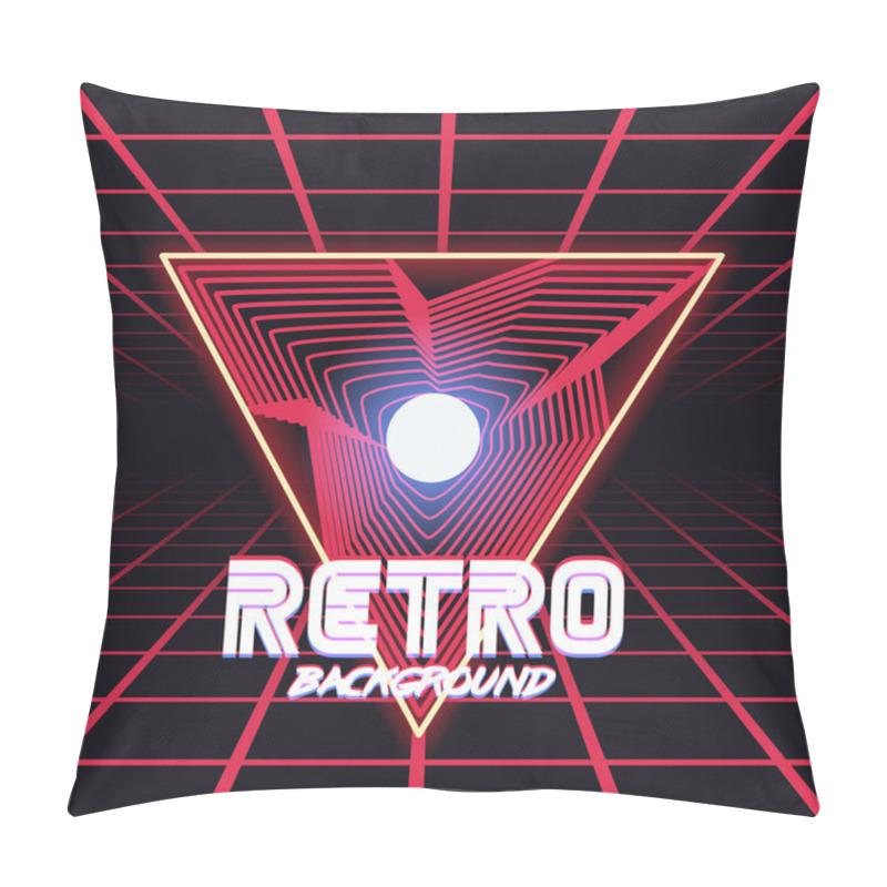 Personality  Retro Sci Fi Background8 Pillow Covers