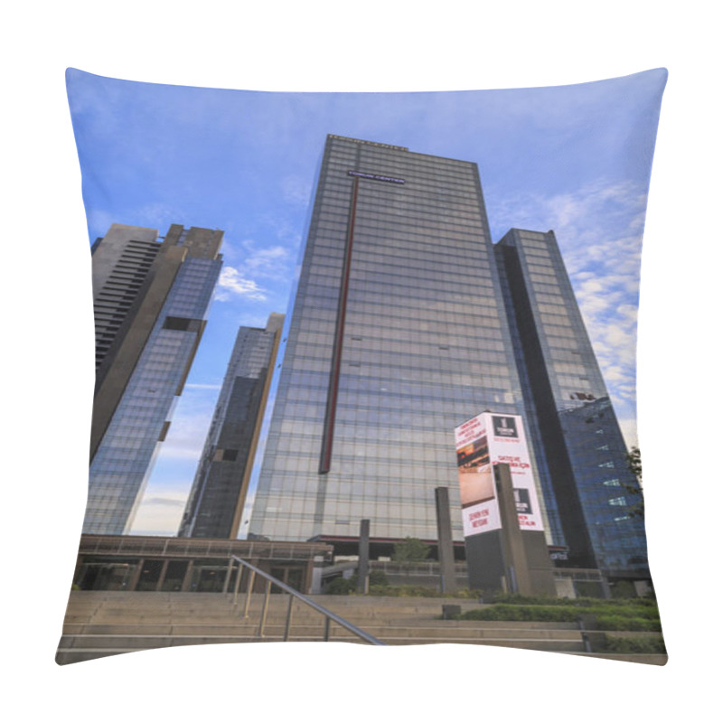 Personality  Torun Center Towers In Mecidiyekoy, Istanbul Pillow Covers