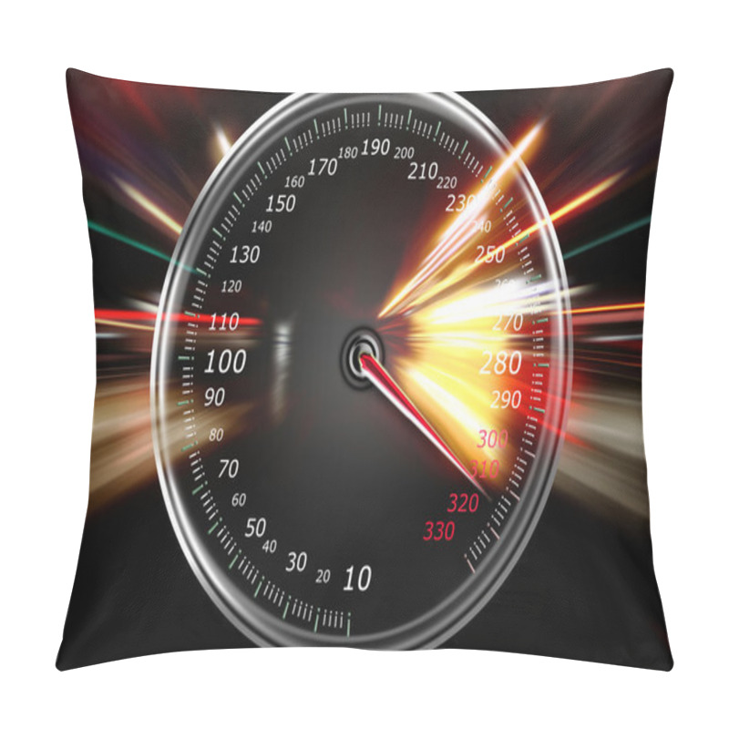 Personality  Excessive Speed On The Speedometer Pillow Covers