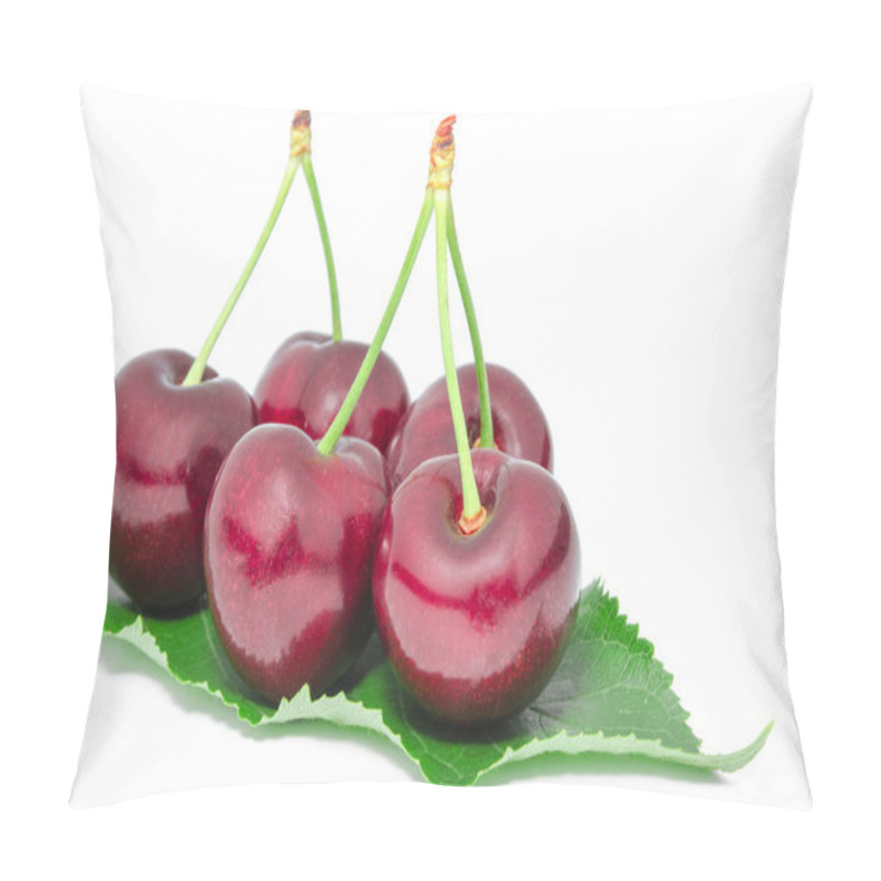 Personality  Sweet Juicy Cherry Tasty Ripe Berries Big Fruits Pillow Covers