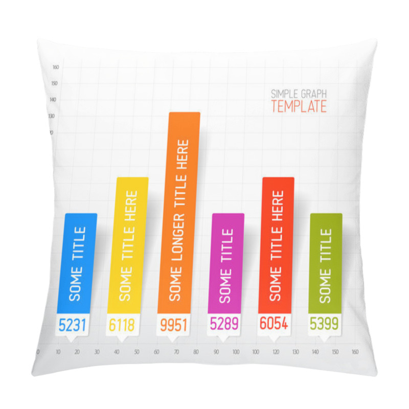 Personality  Infographic Flat Design Column Graph Pillow Covers