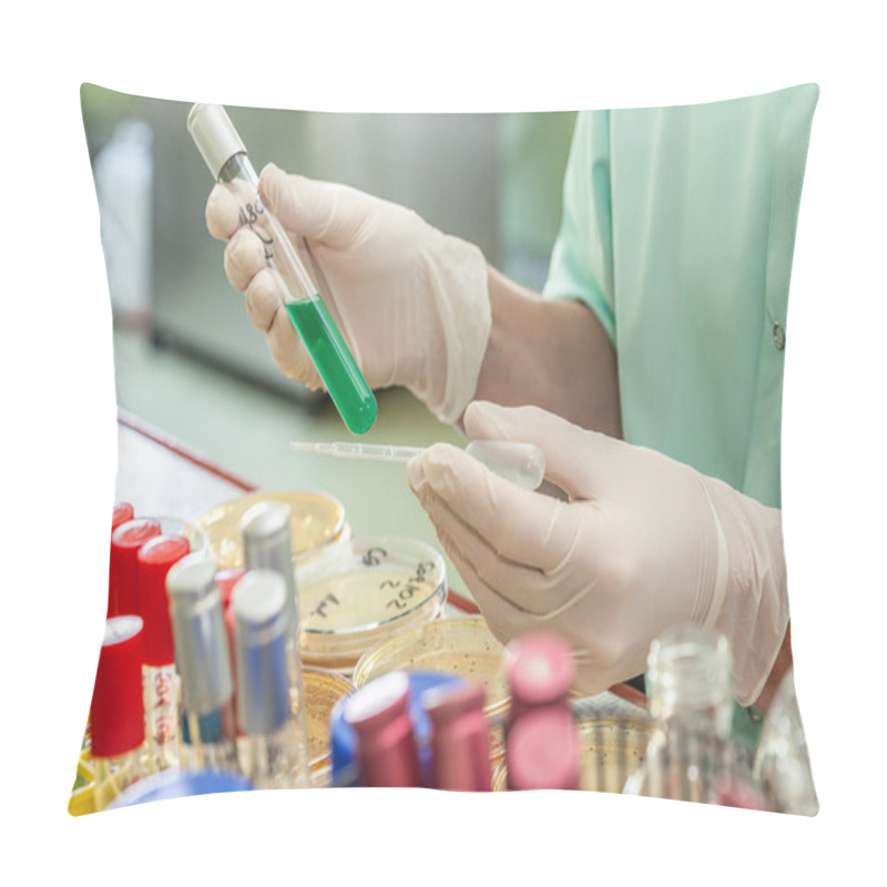 Personality  Test Tube And The Pipette Pillow Covers