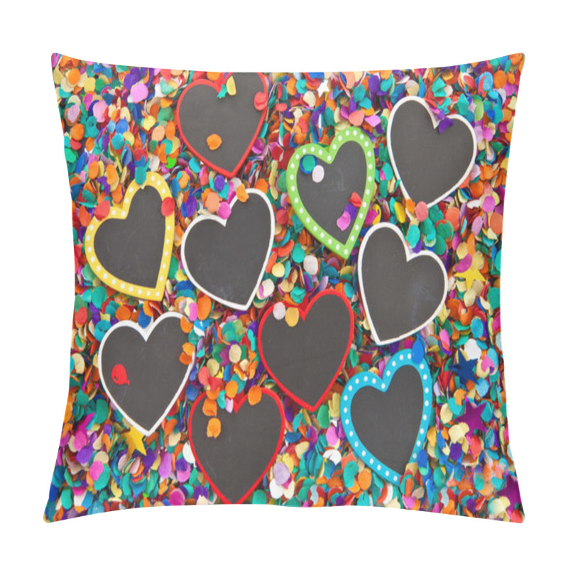 Personality  Little Hearts On Confetti Pillow Covers