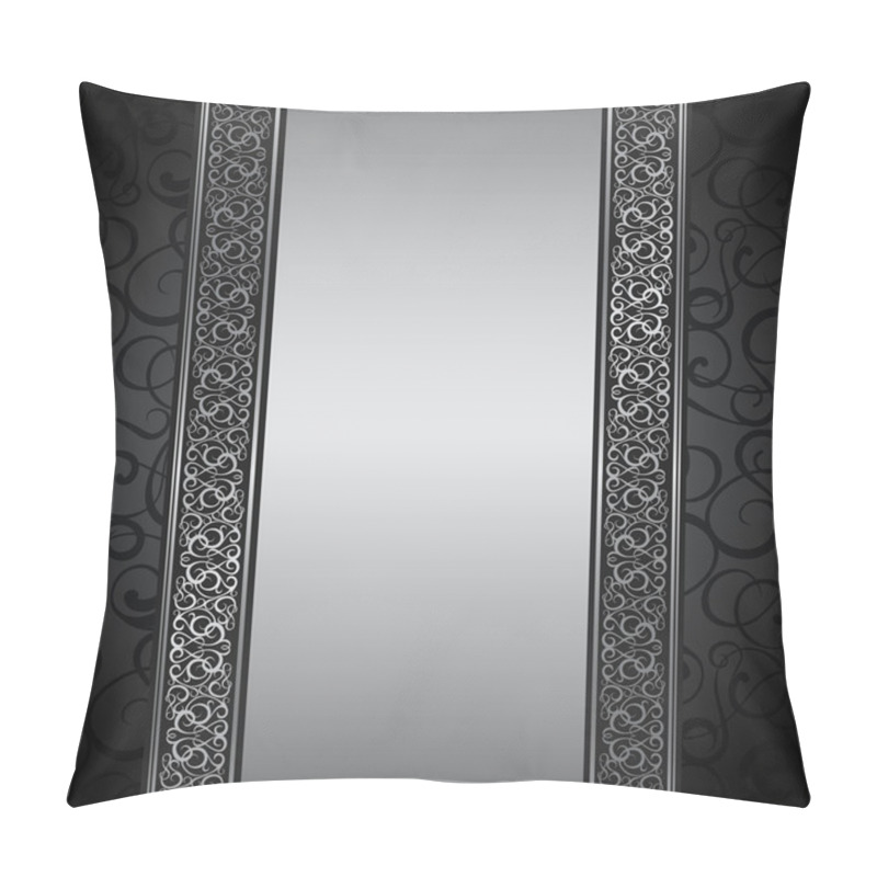 Personality   Illustration Of Decorative Border. Pillow Covers