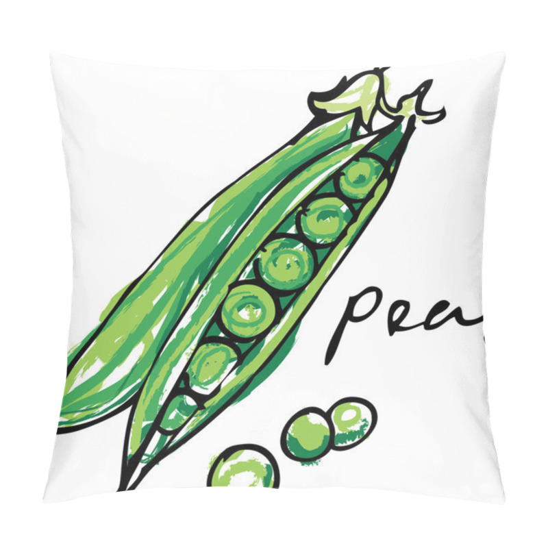 Personality  Fresh Peas And Pods Pillow Covers