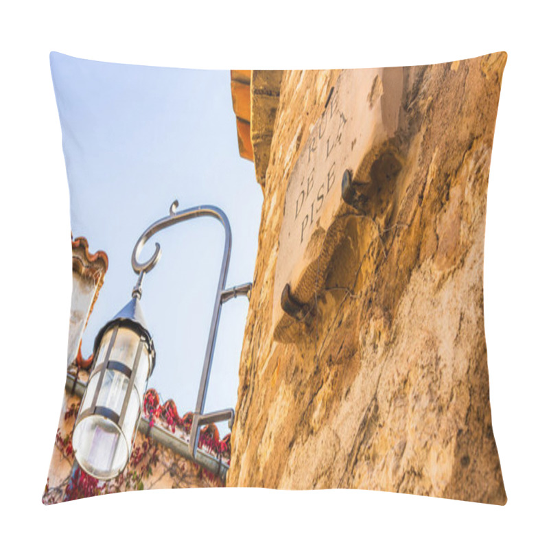 Personality  Eze Village, Medieval Village In Provence, French Riviera Pillow Covers