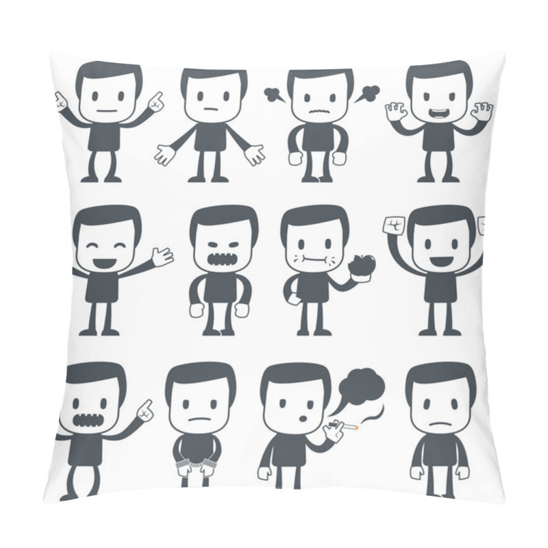 Personality  Icon Man Pillow Covers