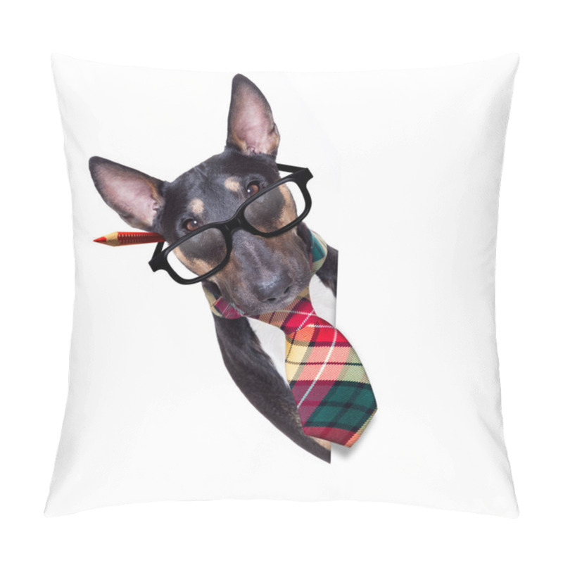 Personality  Business Boss Dog Pillow Covers