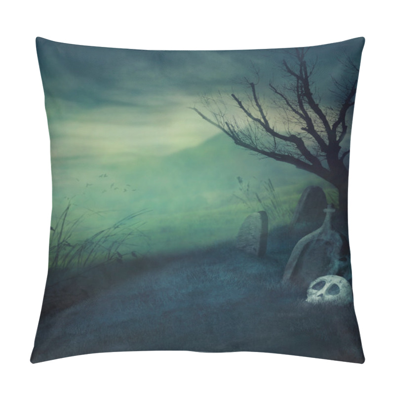 Personality  Halloween Graveyard Pillow Covers