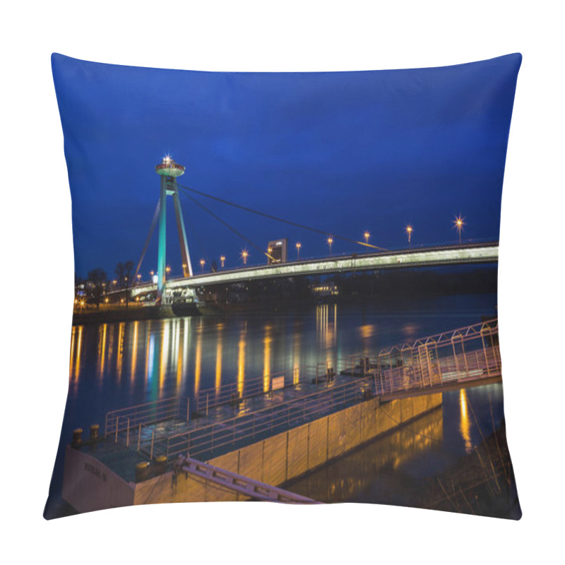 Personality  Twilight Over The UFO Bridge Pillow Covers