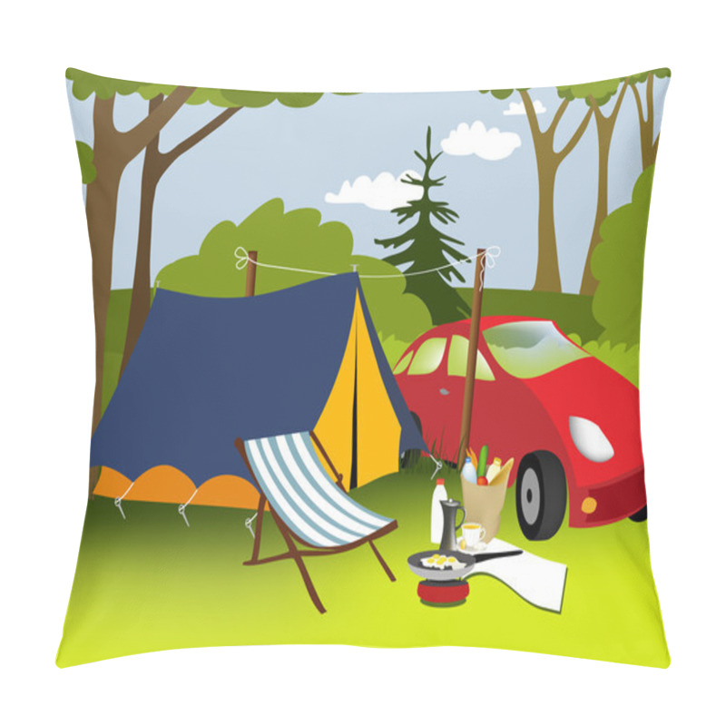 Personality  Picnic Place Pillow Covers