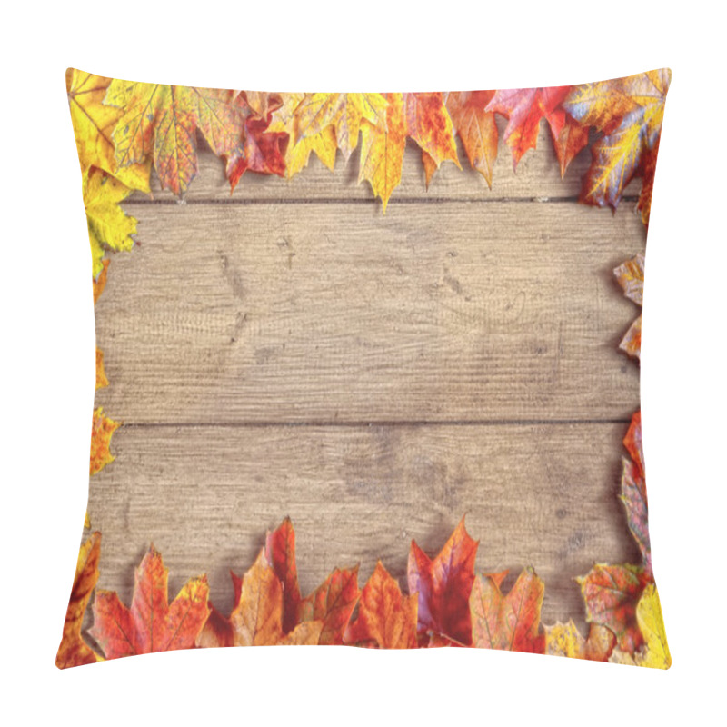 Personality  Autumn Leaf Border Pillow Covers