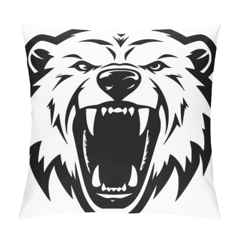 Personality  Bear - High Quality Vector Logo - Vector Illustration Ideal For T-shirt Graphic Pillow Covers