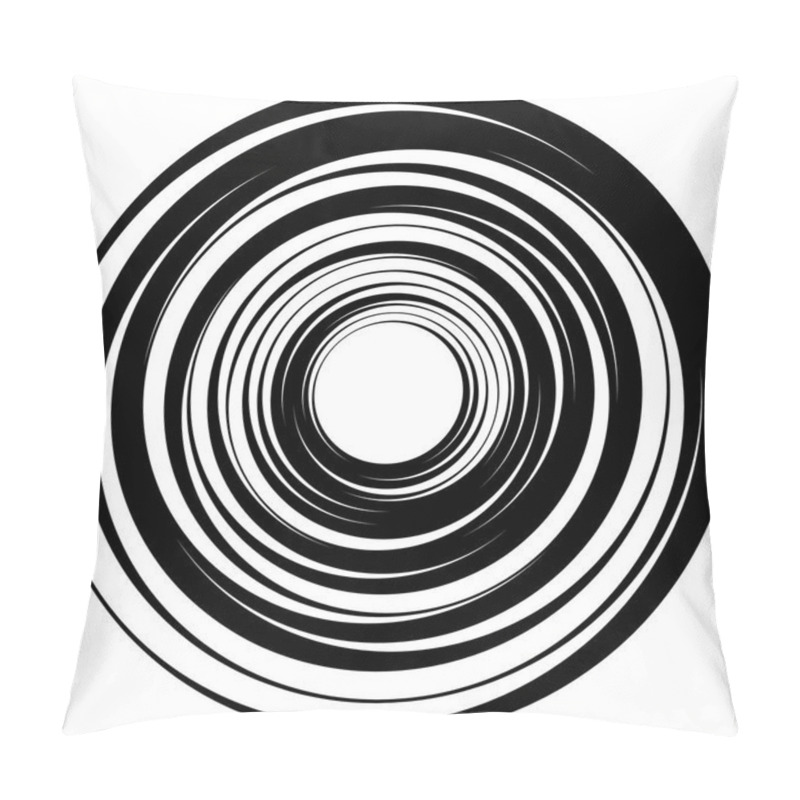 Personality  Decorative Concentric Rings Pillow Covers