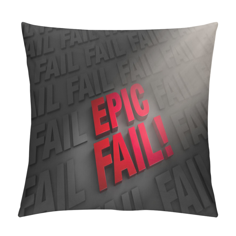 Personality  Highlighting An Epic Fail Pillow Covers