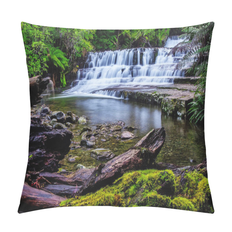 Personality  Liffey Falls State Reserve At The Midlands Region Of Tasmania, Australia. Pillow Covers