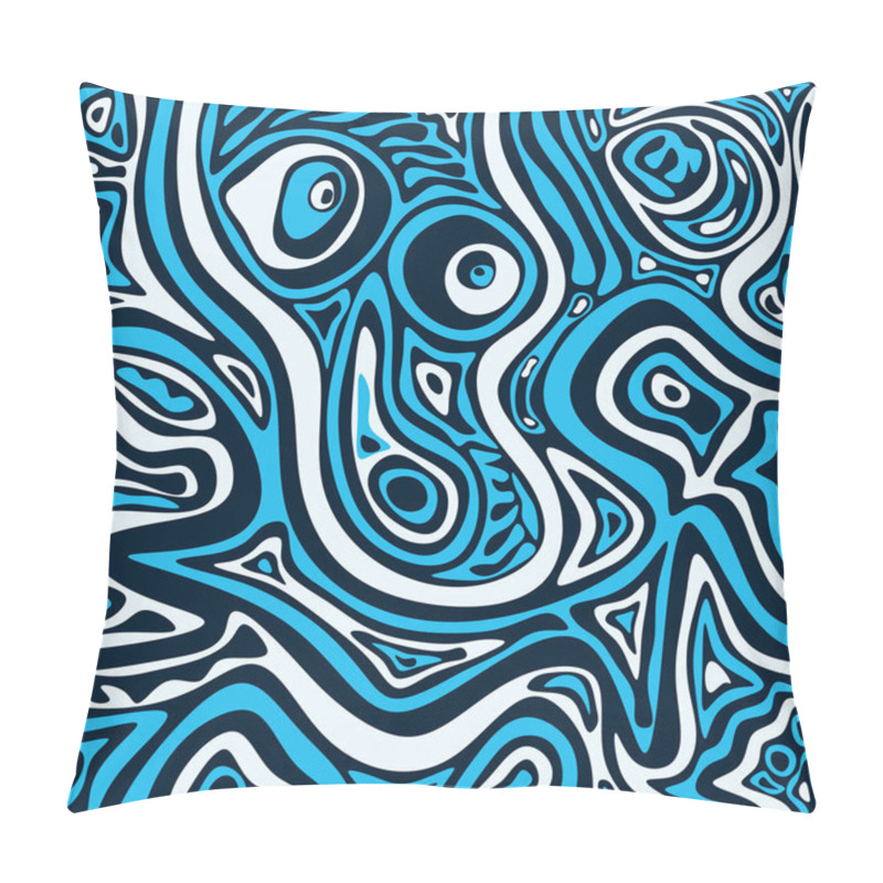 Personality  Abstract Art Background. Vector. Pillow Covers