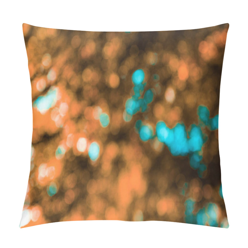 Personality  Blur Natural Yellow Leaves Bokeh Background. Orange Bokeh On Nature Abstract Background. Orange Leaf In Garden At Autumn. Natural Orange Leaves As Autumn Background. Environment Ecology Wallpaper Pillow Covers