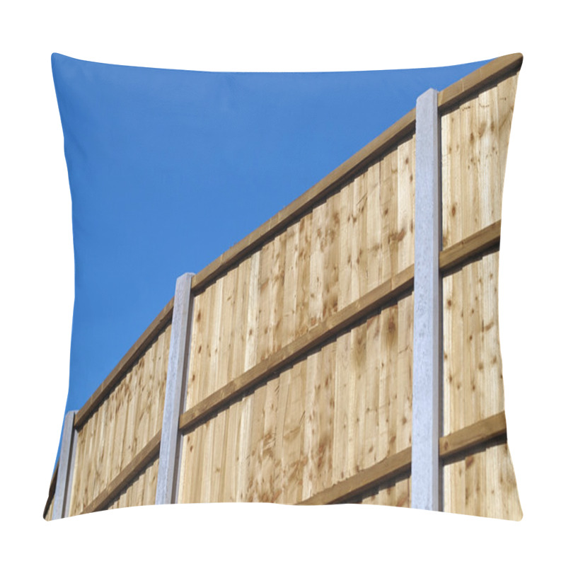 Personality  Vertical Board Fence Panel Pillow Covers