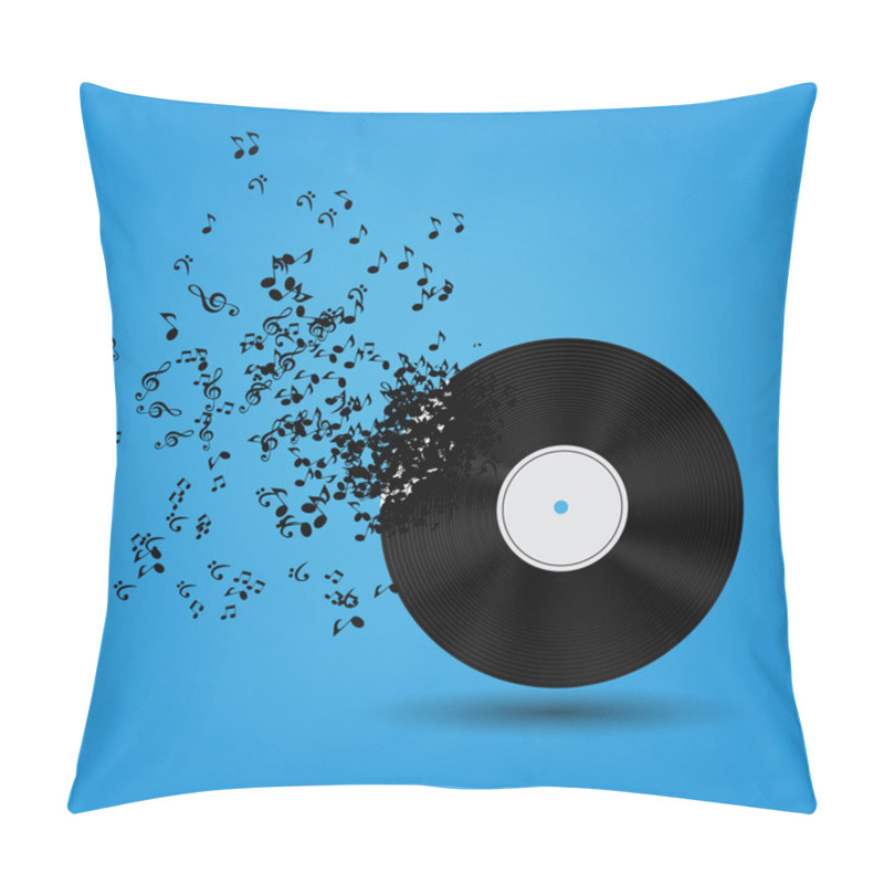 Personality  Abstract Music Background Vector Illustration For Your Design Pillow Covers