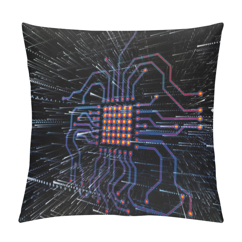 Personality  Synergies Of Digital World Pillow Covers