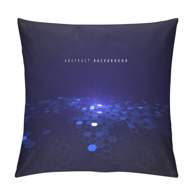 Personality  Matrix Of Countless Blocks, Big Data, Quantum Computer Concept,cloud Computing. Pillow Covers