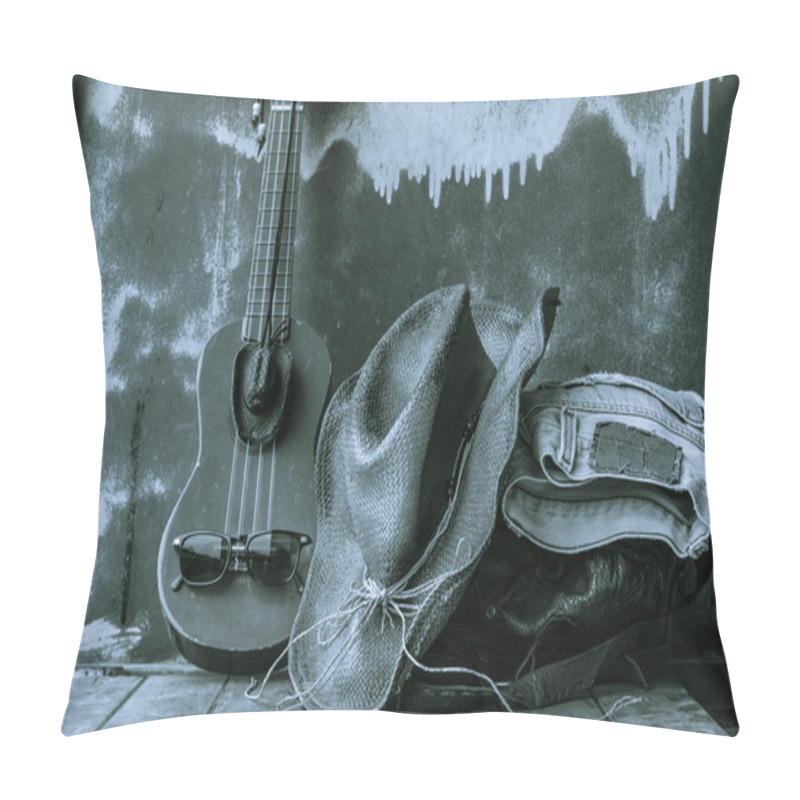 Personality  Equipment On Old Wooden Pillow Covers