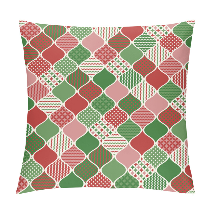 Personality  Christmas Ornament Background Pillow Covers