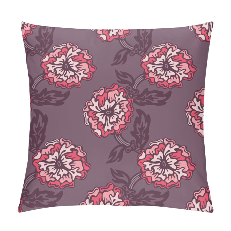 Personality  Retro Flower Vector Seamless Pattern Pillow Covers